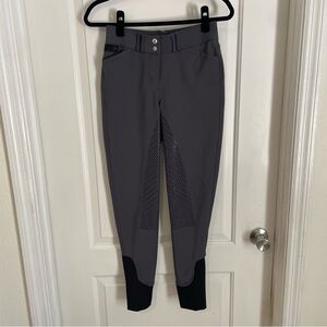 Gray Dover Dalton Full Seat Riding Breeches